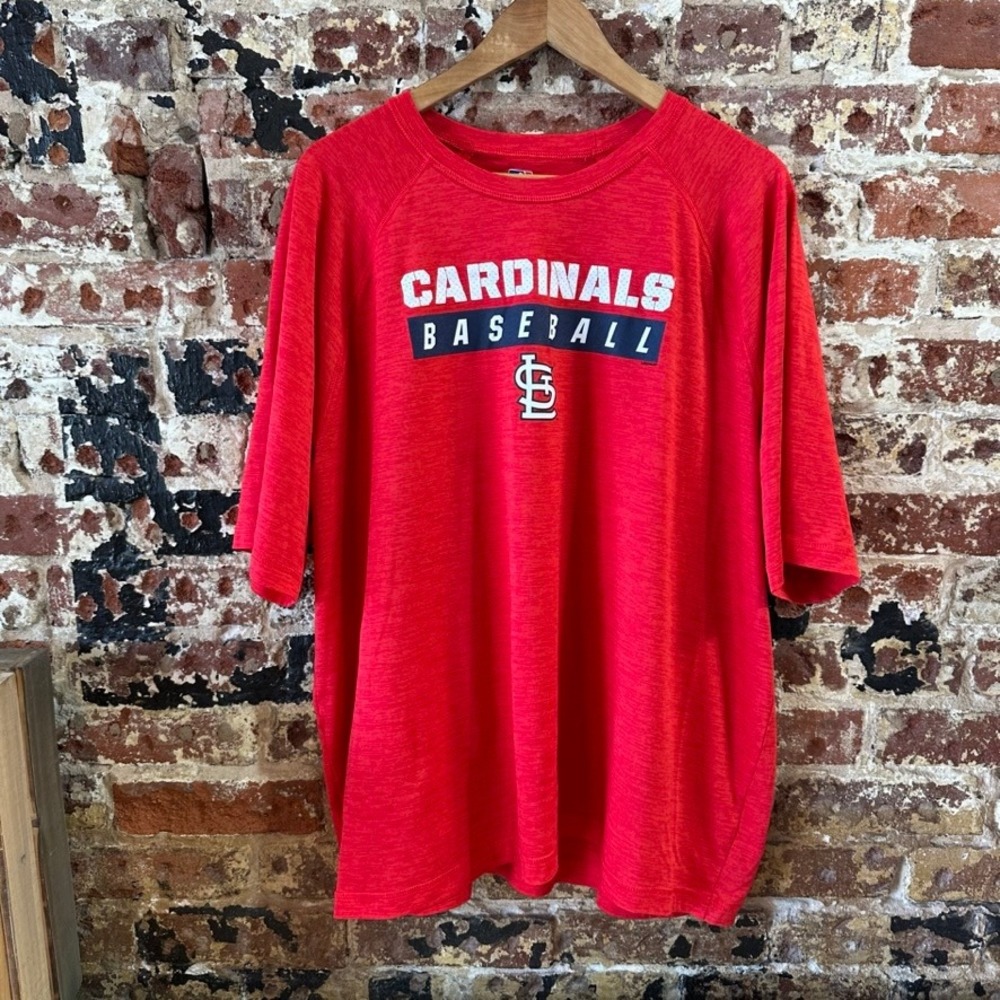Genuine Merchandise St. Louis Cardinals T-Shirt Mens 3XL Baseball Red Pullover